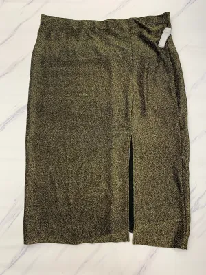 Gold Skirt Maxi Eloquii, Size 22
