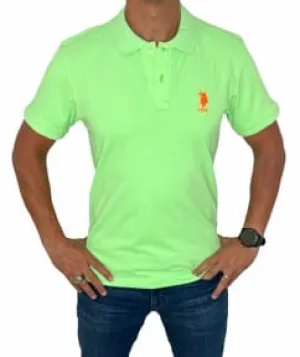 Green Cotton Polo Shirt
