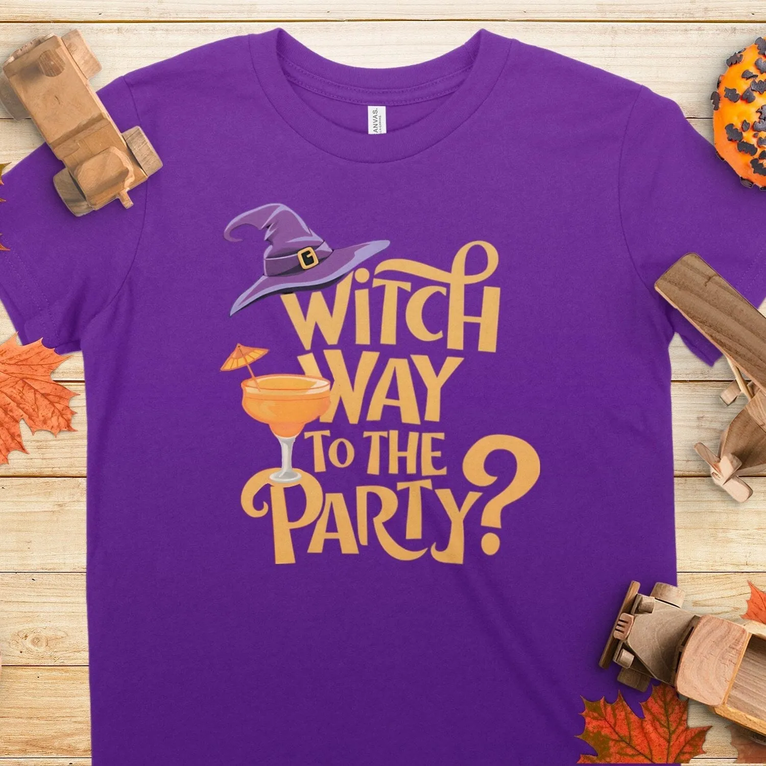 Halloween Witch Way To The Party Shirt, Cocktail Halloween Shirt, Funny Halloween Party Shirt, Witch Hat Shirt, Halloween Sweatshirt