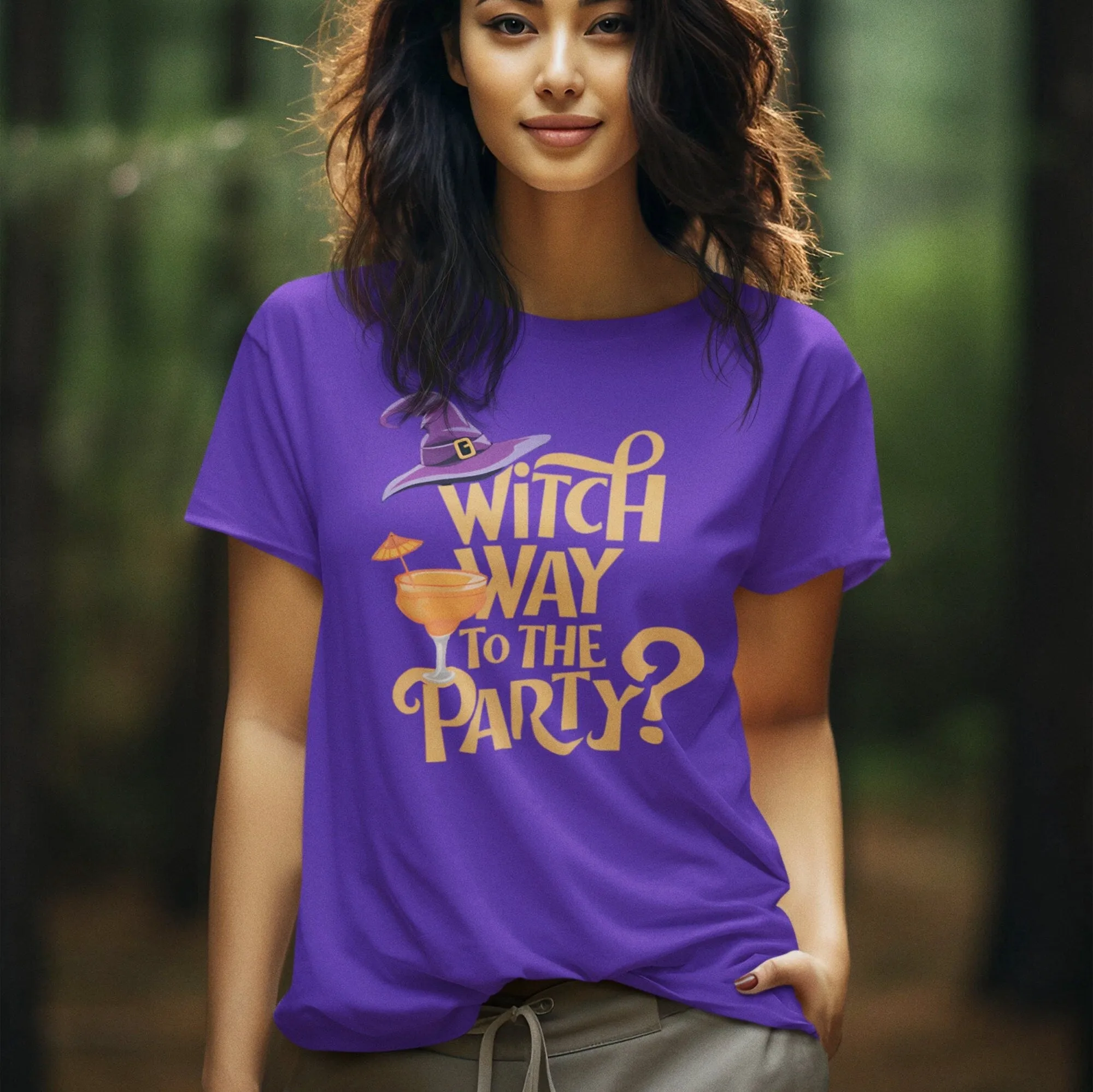 Halloween Witch Way To The Party Shirt, Cocktail Halloween Shirt, Funny Halloween Party Shirt, Witch Hat Shirt, Halloween Sweatshirt