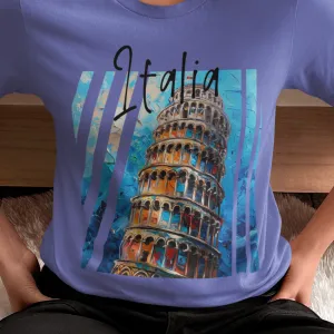 Italia Shirt, Tower of Pisa Shirt, Italy Shirt, Travel Italy Shirt, Italy Gift, Italy Lover Shirt, Pisa Tower Shirt, Italy Vacation Shirt