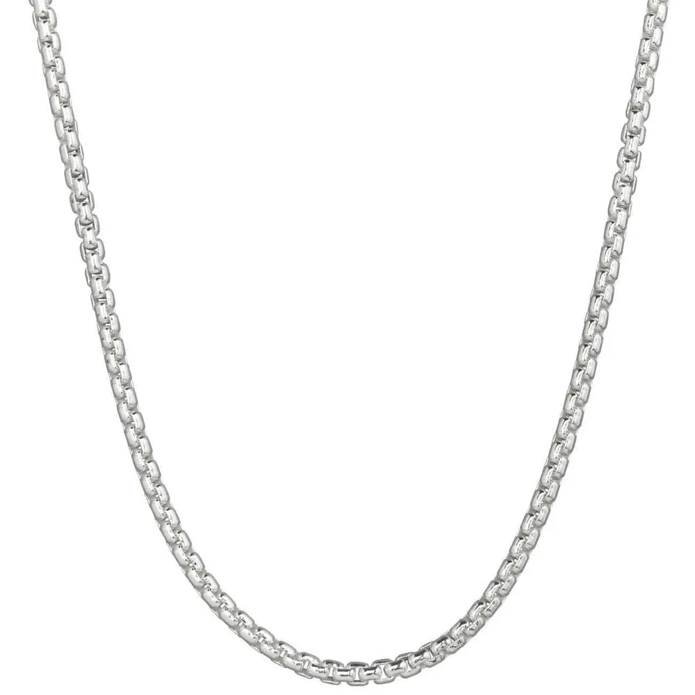 LOLA® Sterling Silver Rounded Box Chain