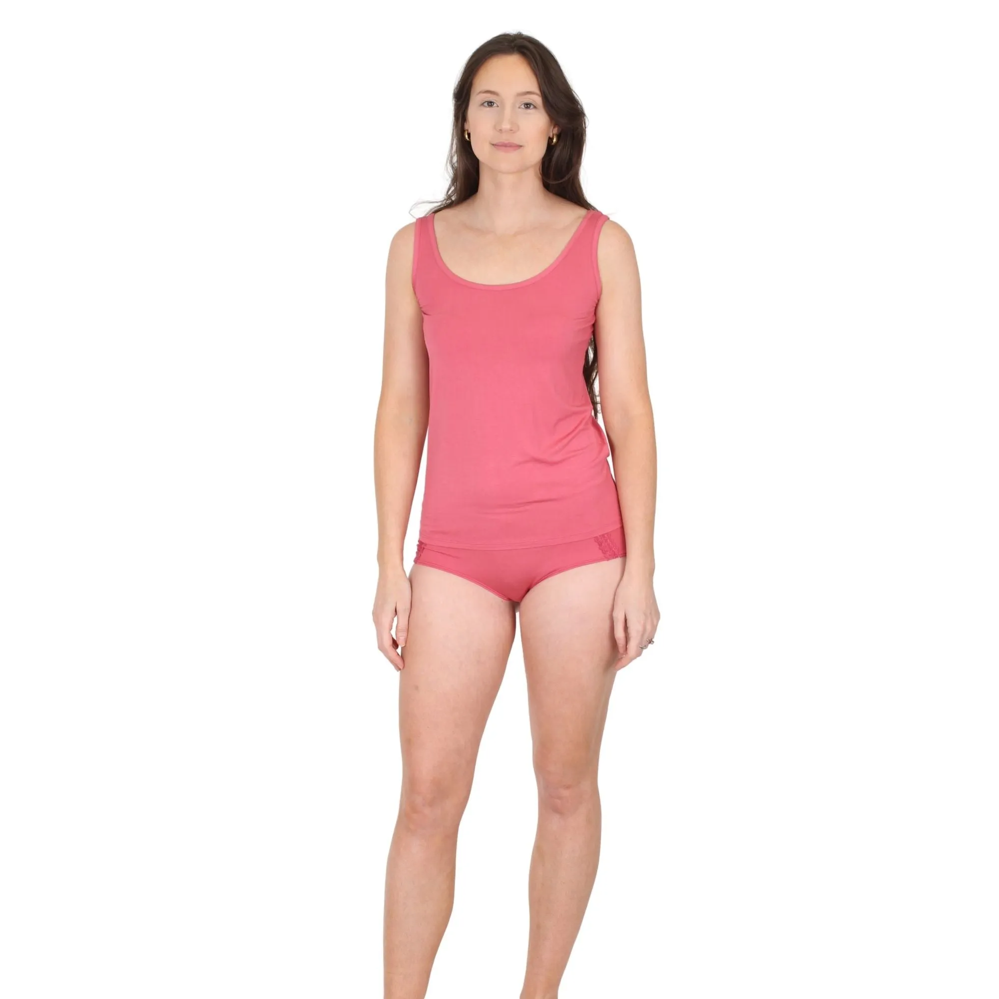 Lux Essential Tank Top | Camellia