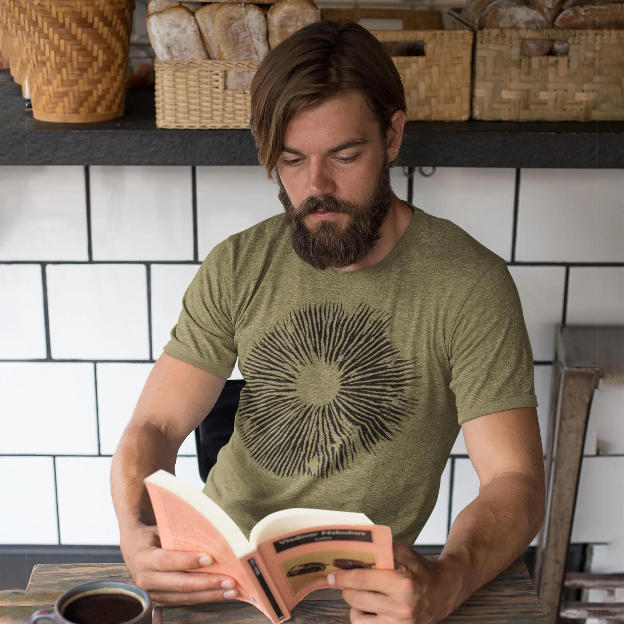 Magic Mushroom Spore Print | Mycology Gift | Magic Mushroom Spore, Psilocybin Graphic T-Shirt Tee