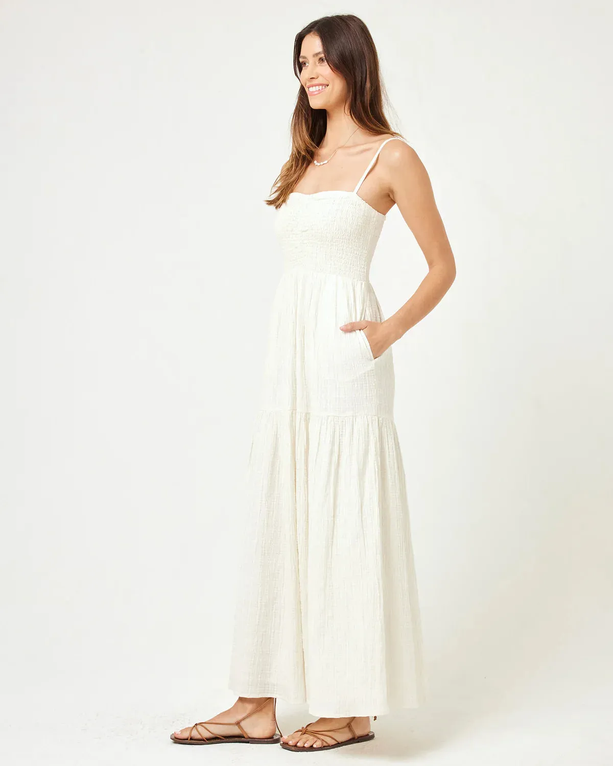 MALLORCA DRESS- Cream