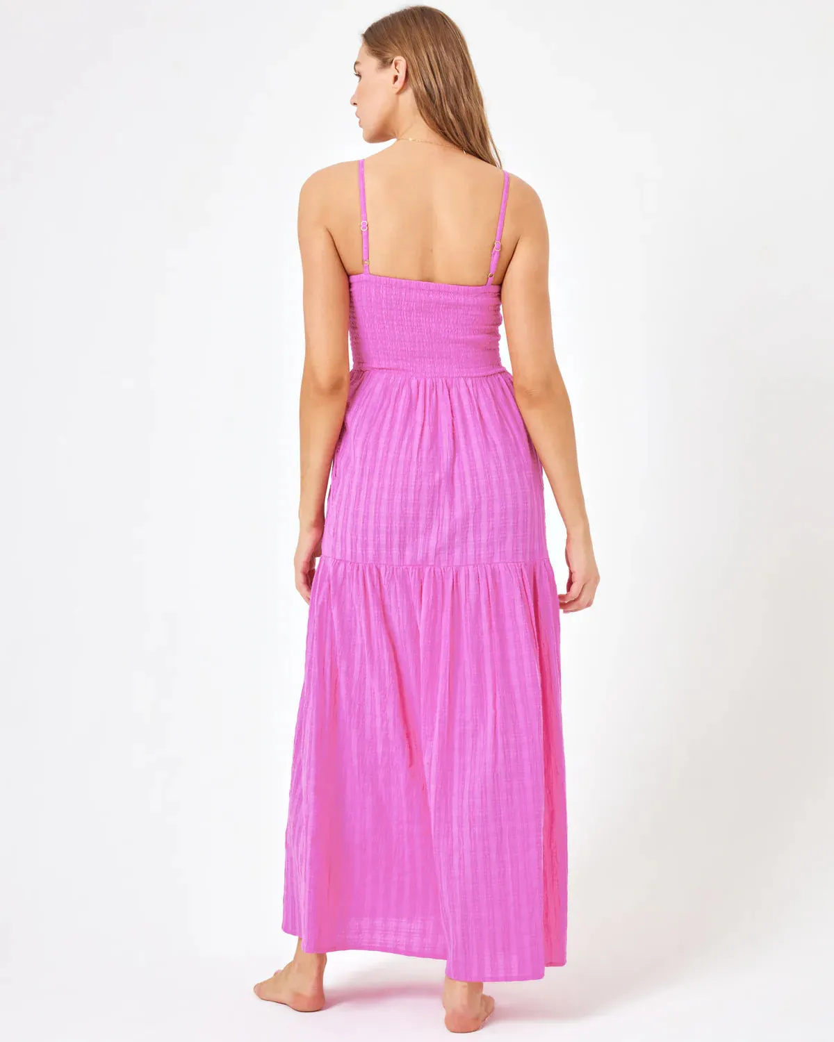 MALLORCA DRESS- Raspberry