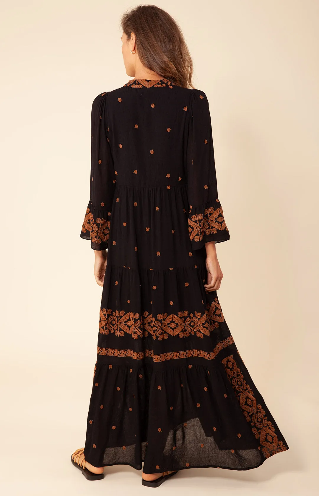 Marja Embroidered Maxi Dress