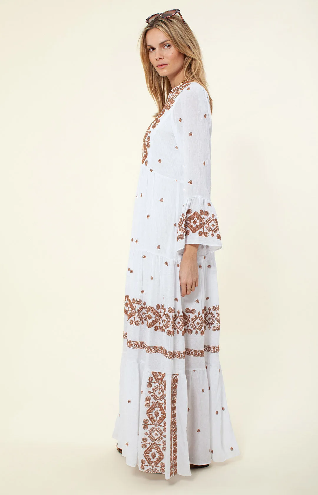 Marja Embroidered Maxi Dress