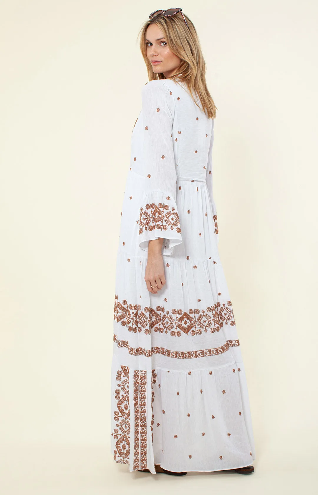 Marja Embroidered Maxi Dress