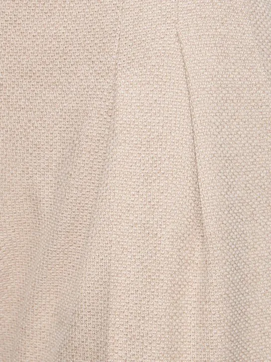 Max Mara   Jessica pleated cotton jersey shorts 