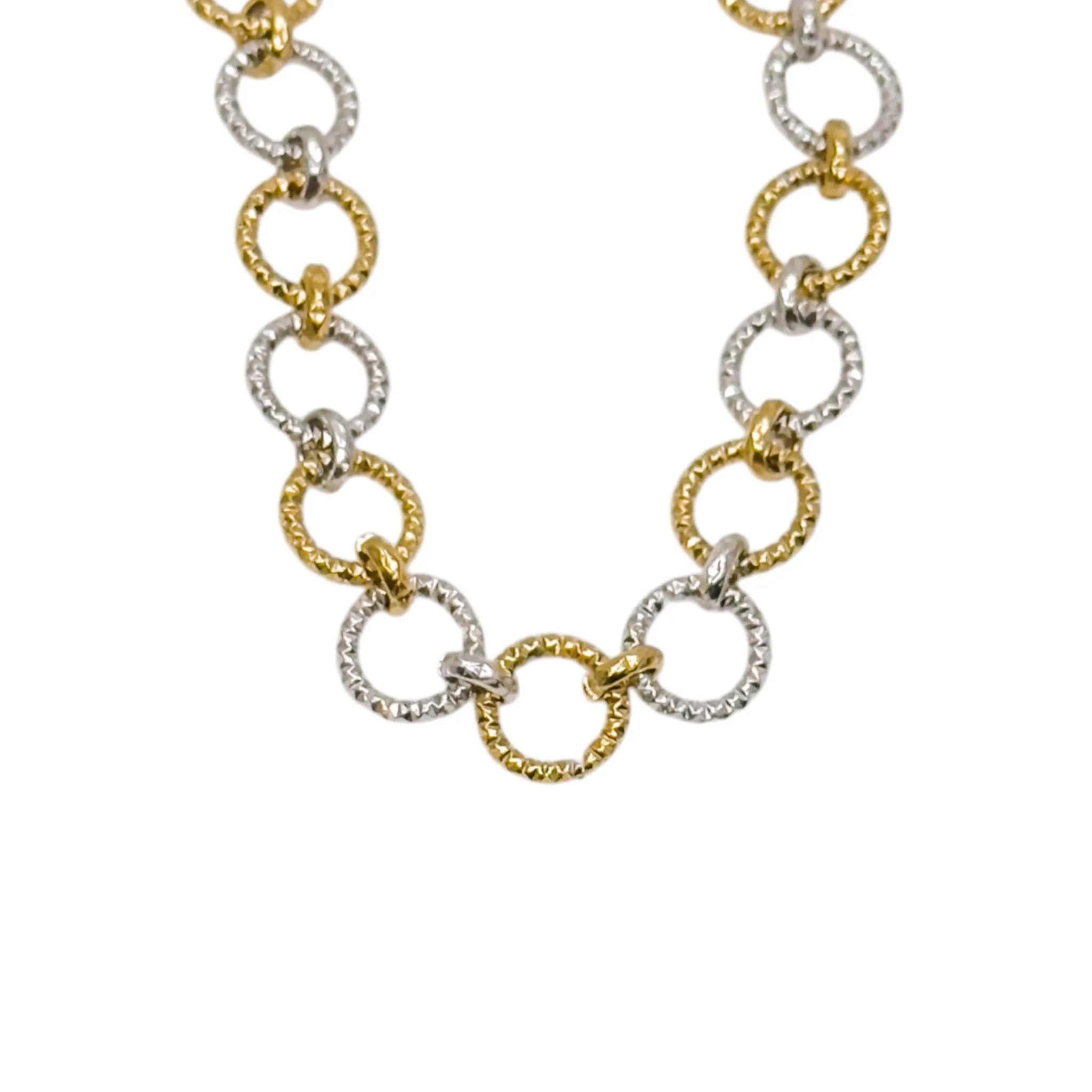 Michaela Mixed Metals Layering Chain
