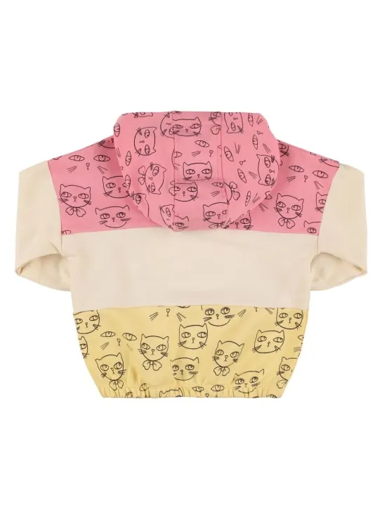 Mini Rodini   Printed organic cotton hoodie 