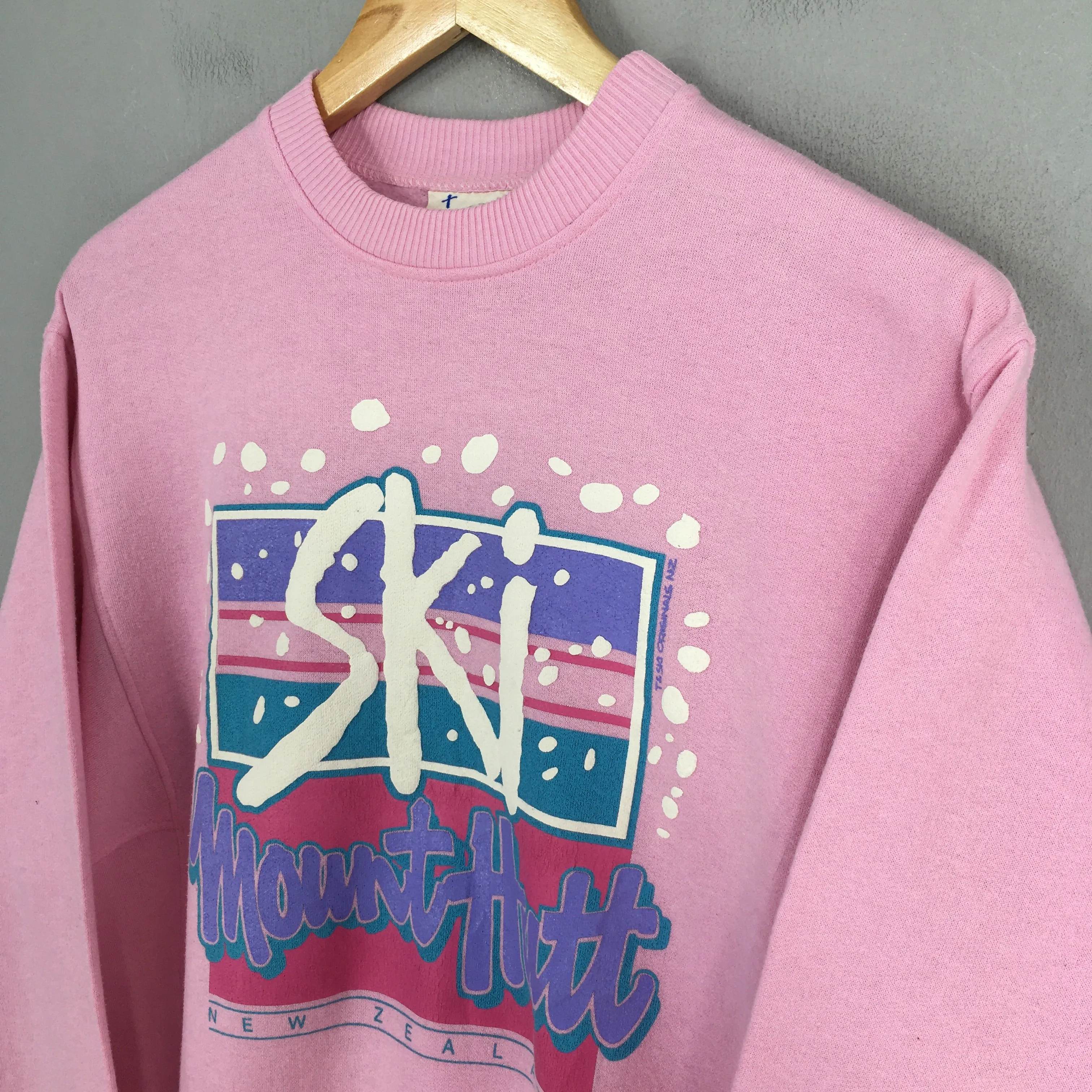 Mount Hutt New Zealand Ski Sweatshirt Small
