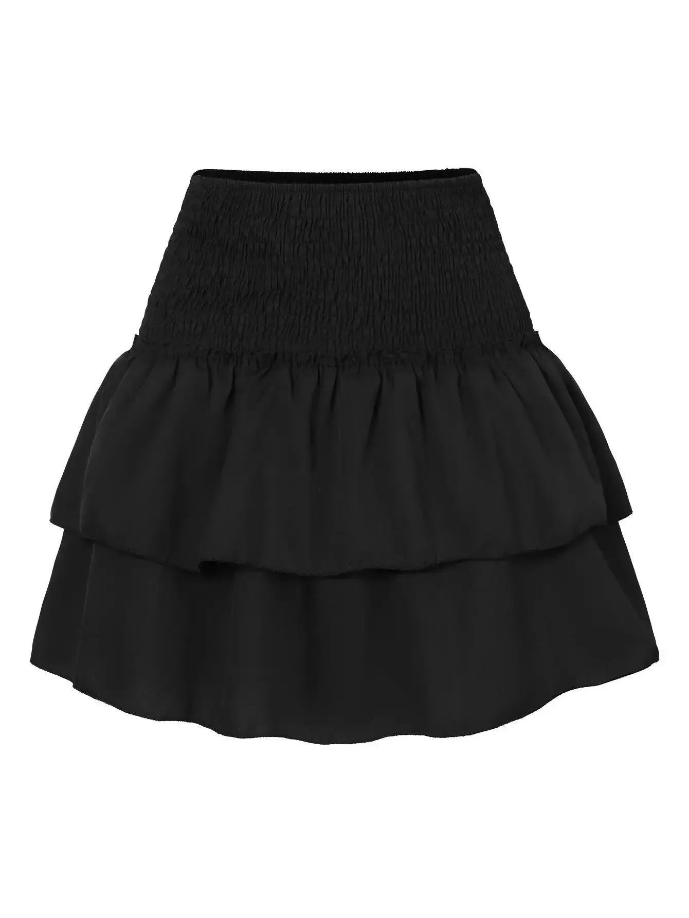 New floral pleated skirt Ruffle Edge Printed Skirt Women Fashion New Floral Pleated Short Skirt Female Vacation Boho Miniskirt Sexy Girl Y2k Skirts Mujer
