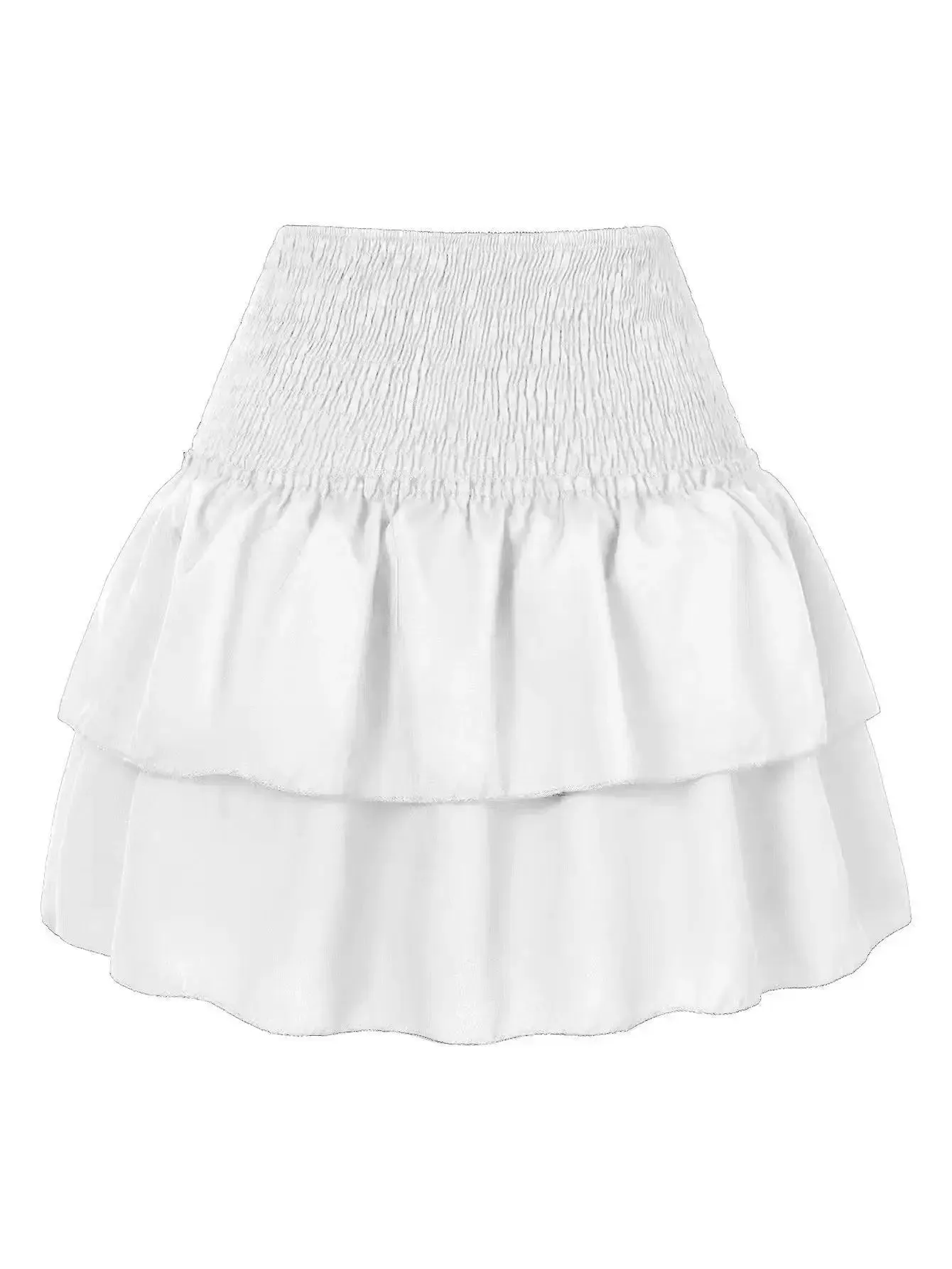 New floral pleated skirt Ruffle Edge Printed Skirt Women Fashion New Floral Pleated Short Skirt Female Vacation Boho Miniskirt Sexy Girl Y2k Skirts Mujer