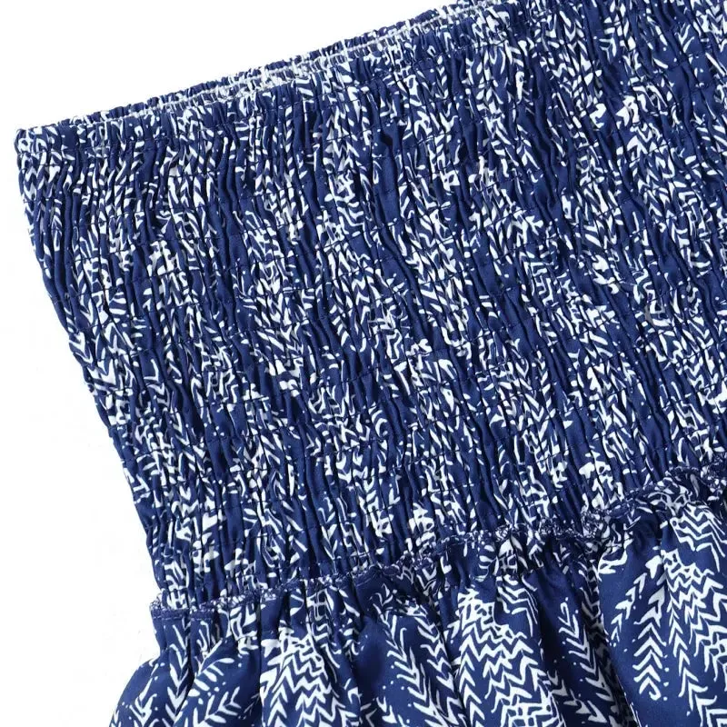 New floral pleated skirt Ruffle Edge Printed Skirt Women Fashion New Floral Pleated Short Skirt Female Vacation Boho Miniskirt Sexy Girl Y2k Skirts Mujer