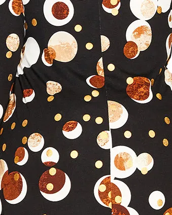 Noelle Foil Tunic | Cinnamon Foil Spot