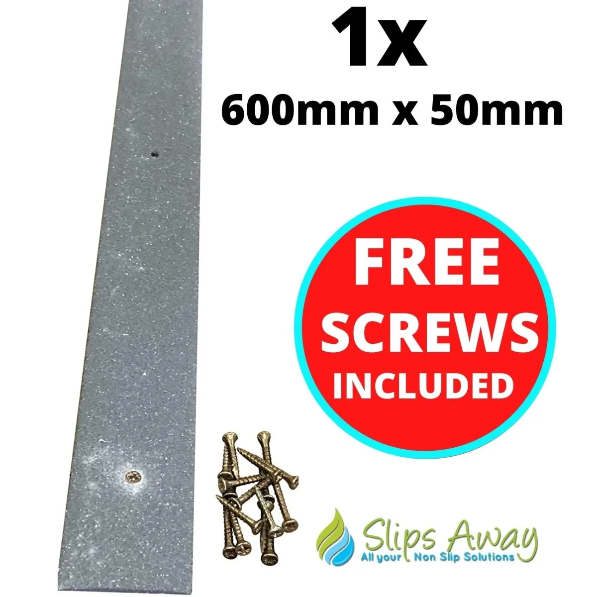 Non Slip Decking Strips GRP Heavy Duty Pro Grade 50mm - GREY
