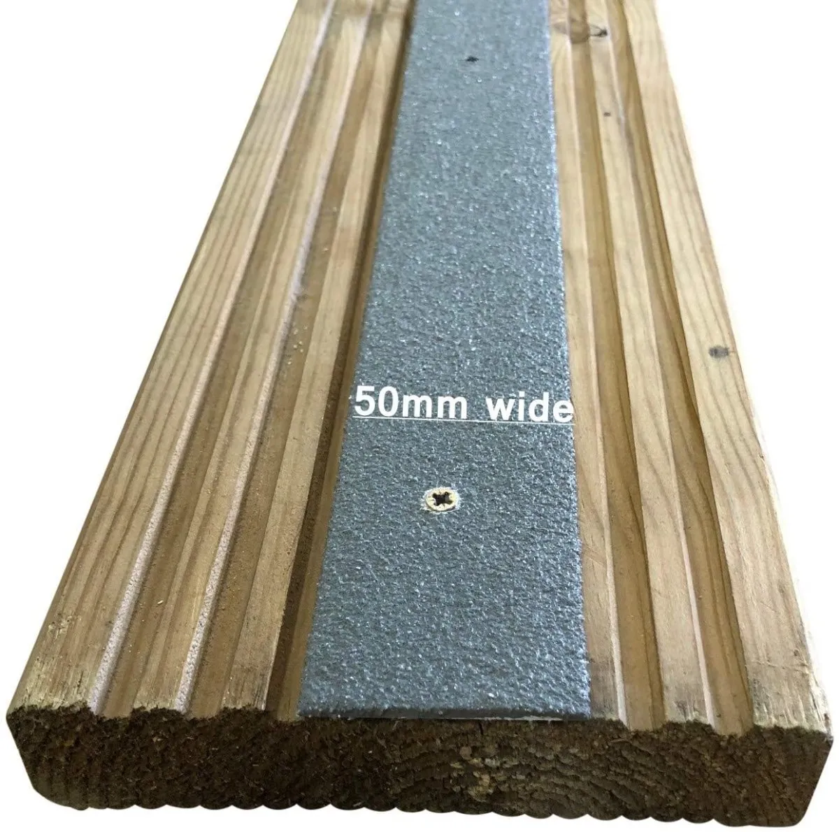 Non Slip Decking Strips GRP Heavy Duty Pro Grade 50mm - GREY