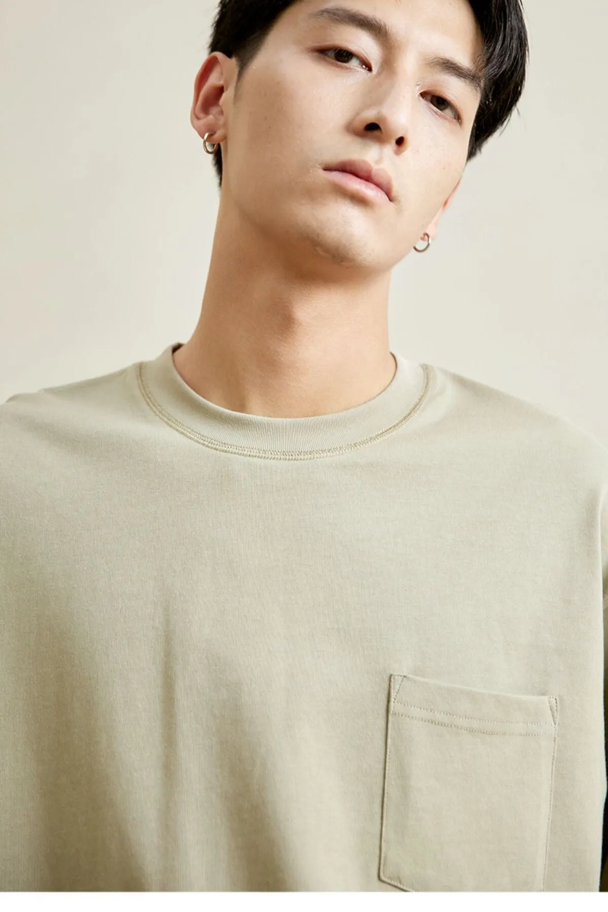 NORYBRAND ラウンドネックルーズTシャツ NGA021