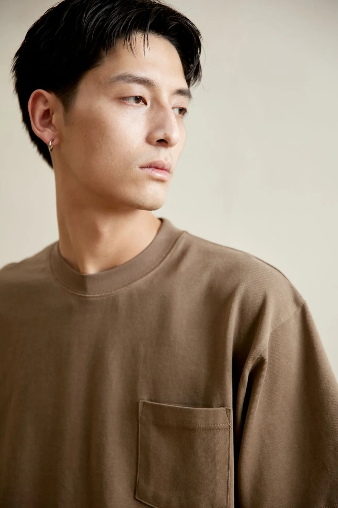 NORYBRAND ラウンドネックルーズTシャツ NGA021