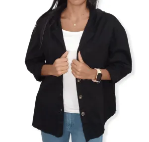 (Oversized Shirt) Black