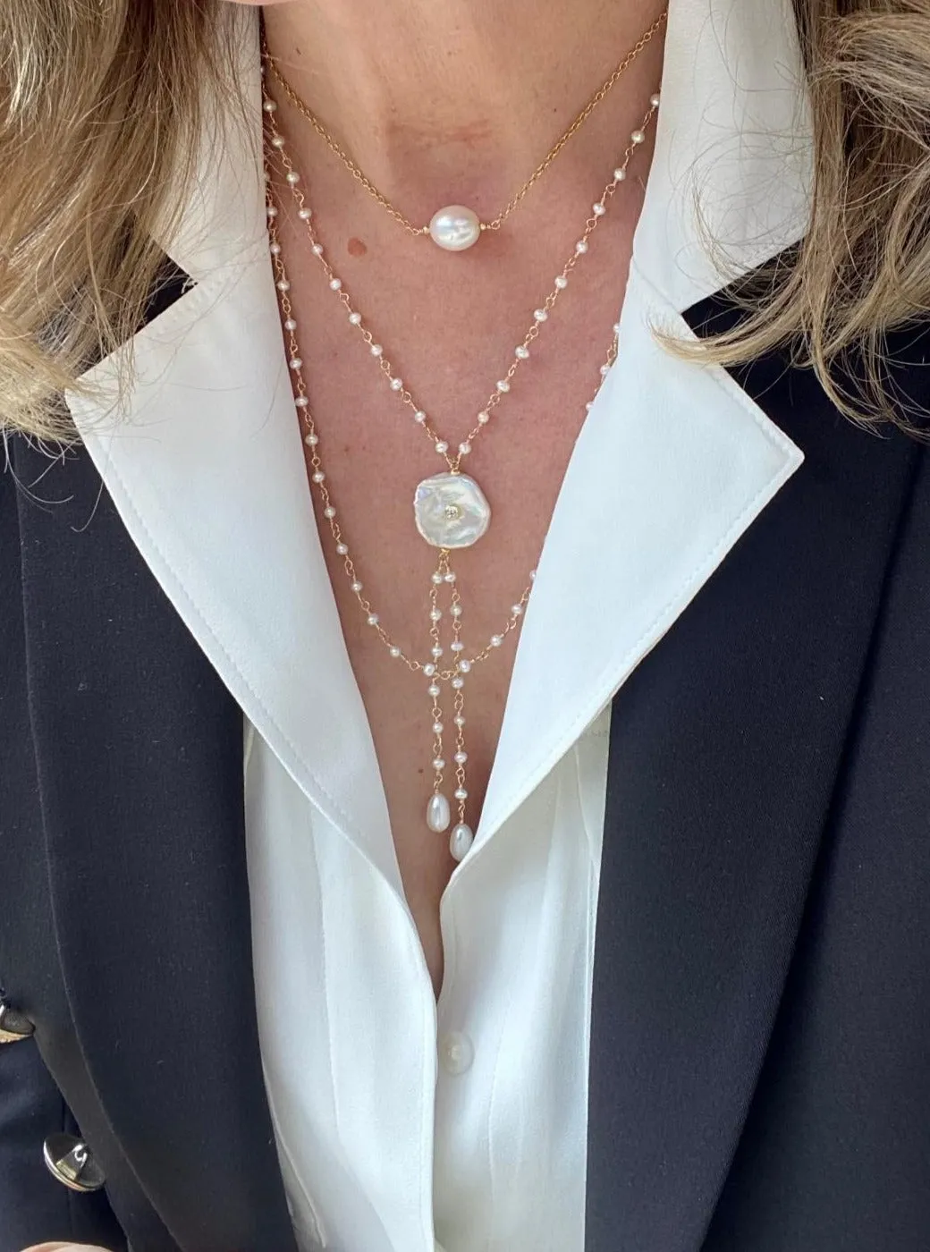 Pearl Necklace - La Perla
