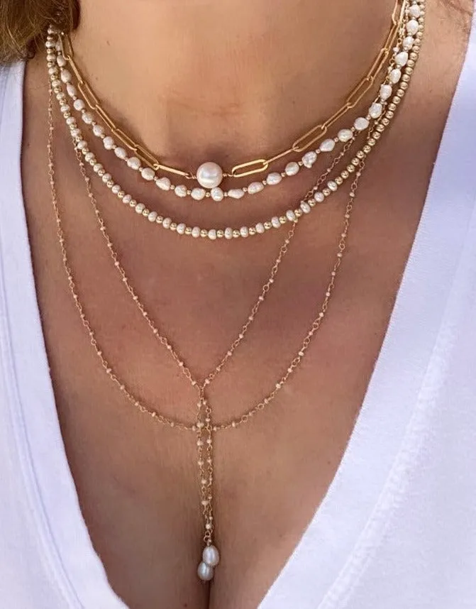 Pearl Necklace - La Perla