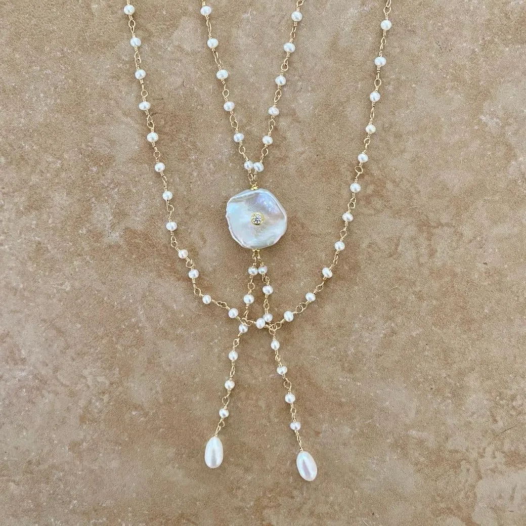 Pearl Necklace - La Perla