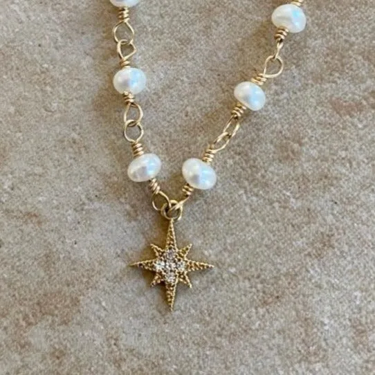 Pearl Necklace North Star