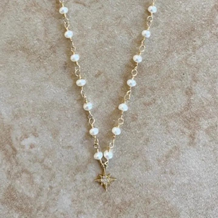 Pearl Necklace North Star