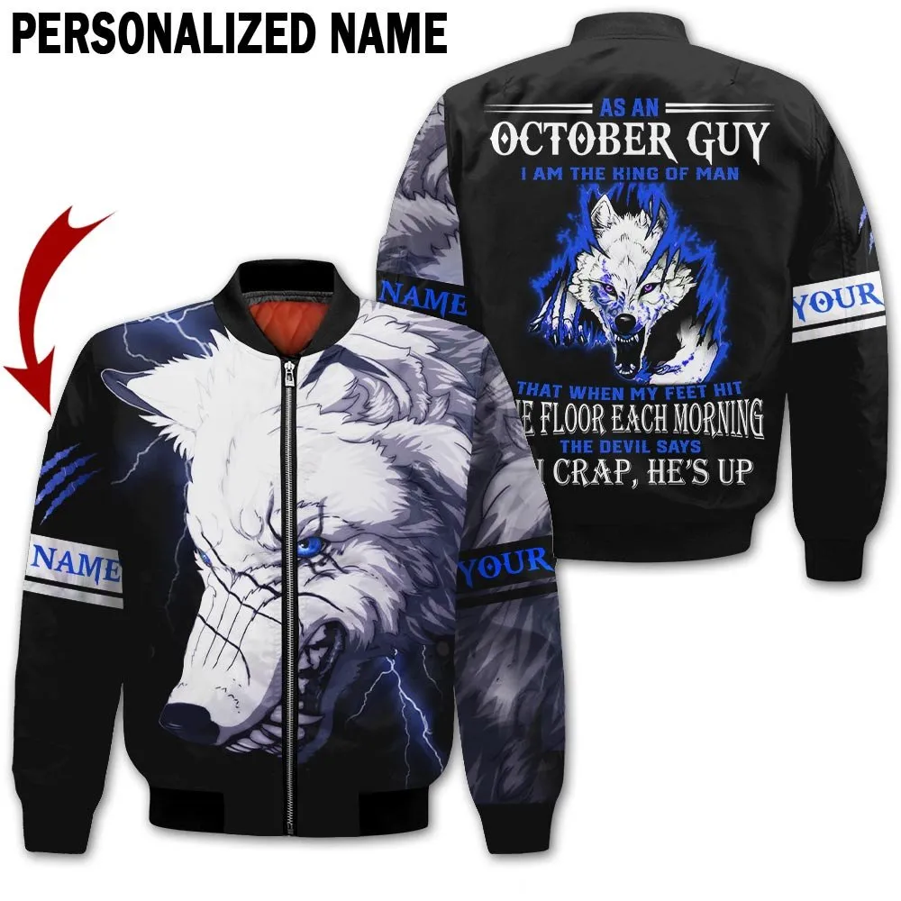Personalized Name Birthday Outfit October Guy 3D All Over Printed  Outfit 408 Birthday Shirt