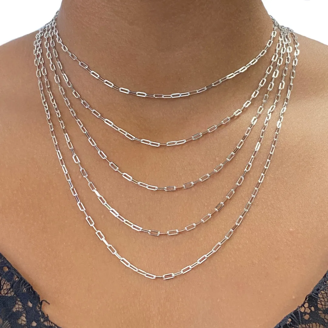 Petite Paperclip 22" Necklace