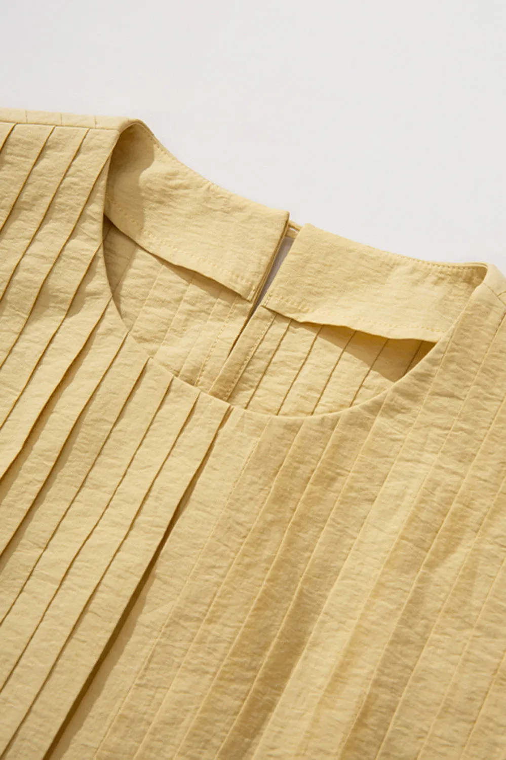 Pleated 2-Piece Set - YelLow