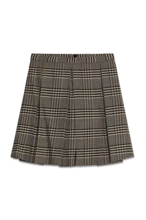 Pleated Mini Skirt