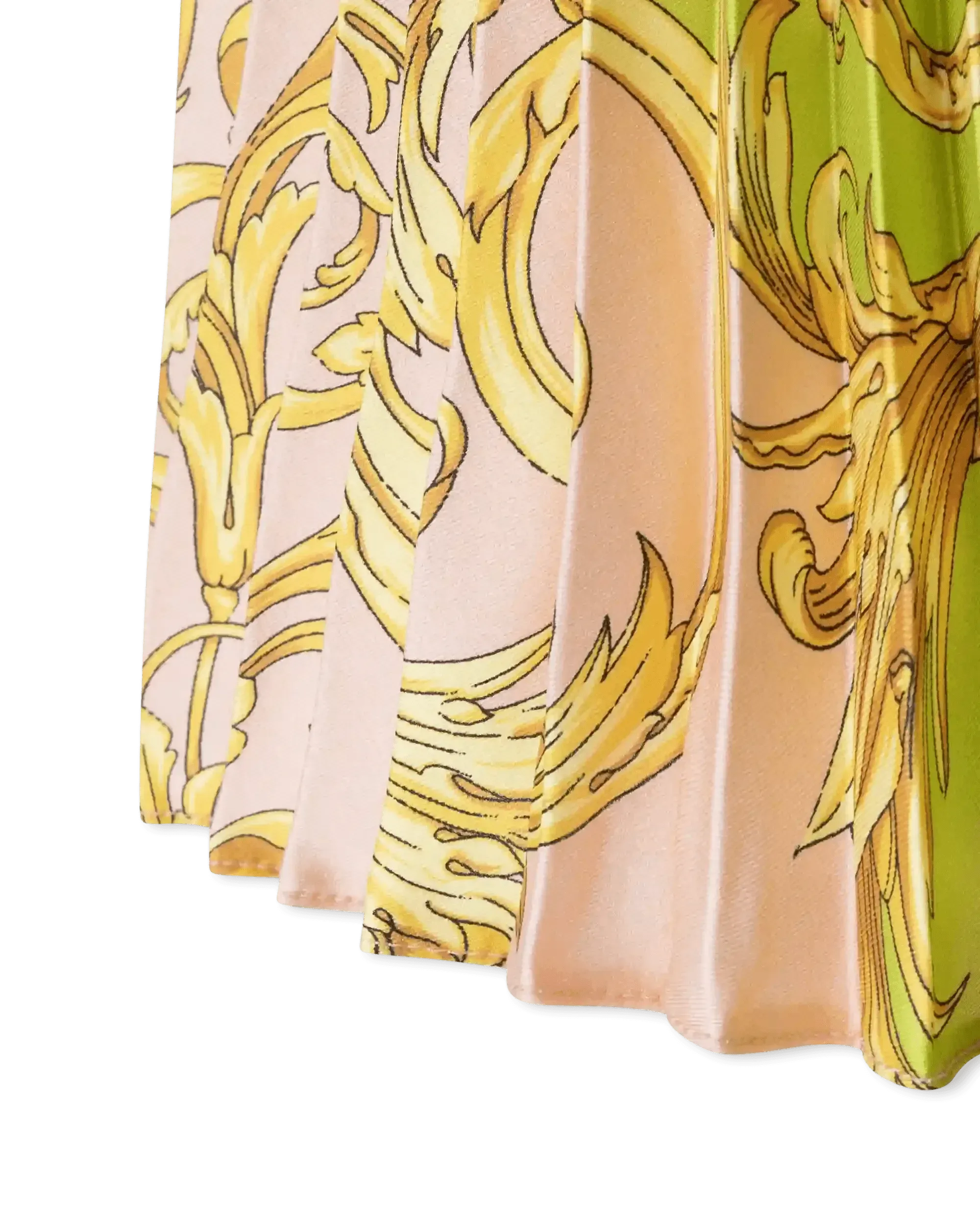 Poli Stampa Twill Pleated Heritage Skirt
