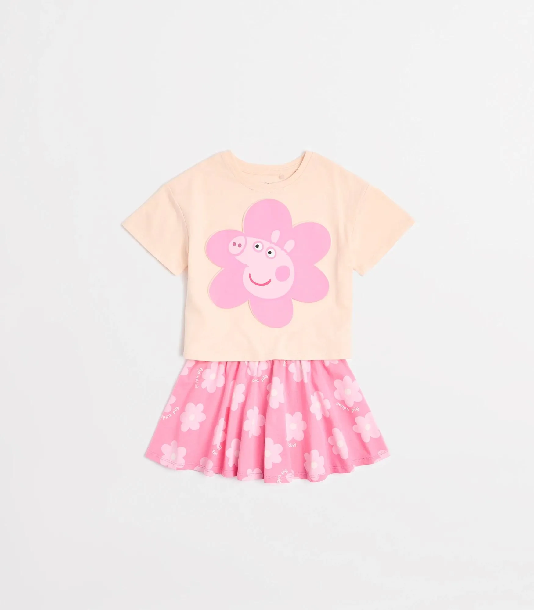 popular  Peppa Pig T-shirt and Skirt 2 Piece Set