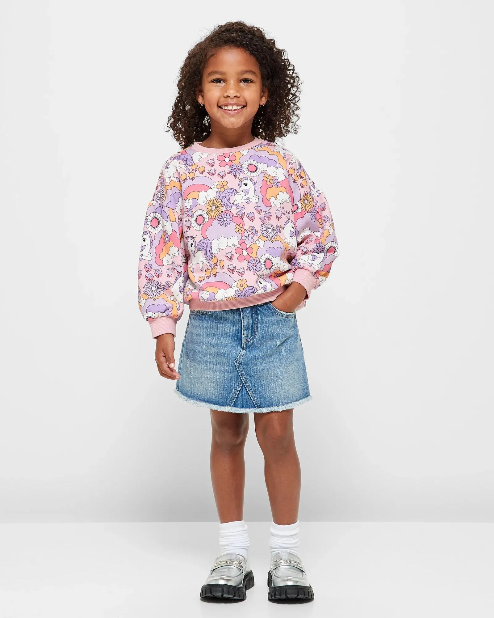 popular  Unicorn Balloon Sleeve Jumper