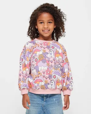 popular  Unicorn Balloon Sleeve Jumper