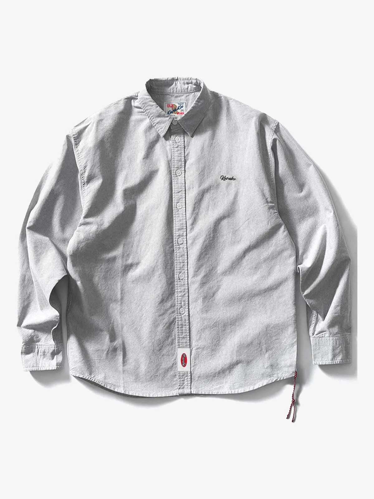 PRE-ORDER Cleanfit Embroidered Oxford Long Sleeve Shirt