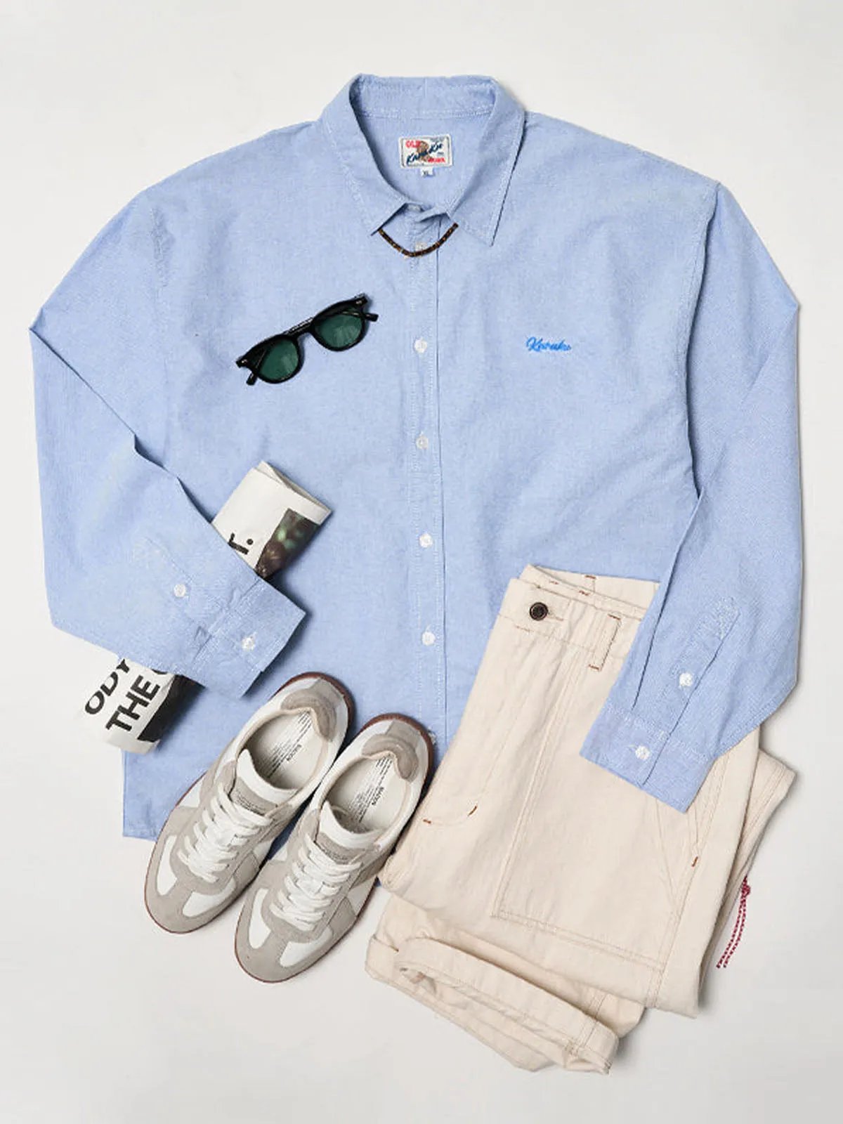 PRE-ORDER Cleanfit Embroidered Oxford Long Sleeve Shirt