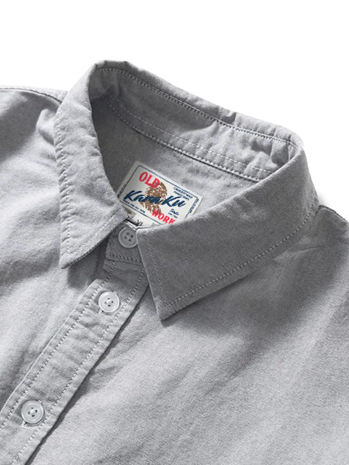 PRE-ORDER Cleanfit Embroidered Oxford Long Sleeve Shirt