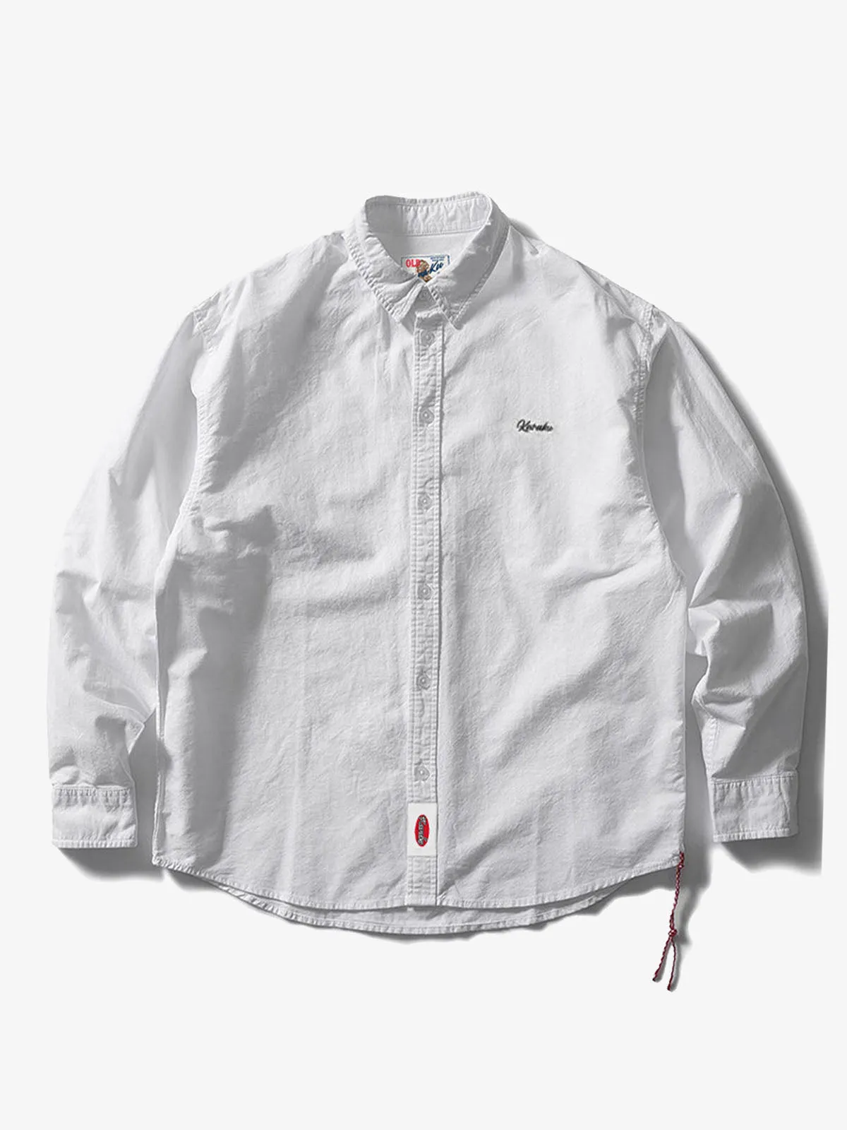 PRE-ORDER Cleanfit Embroidered Oxford Long Sleeve Shirt