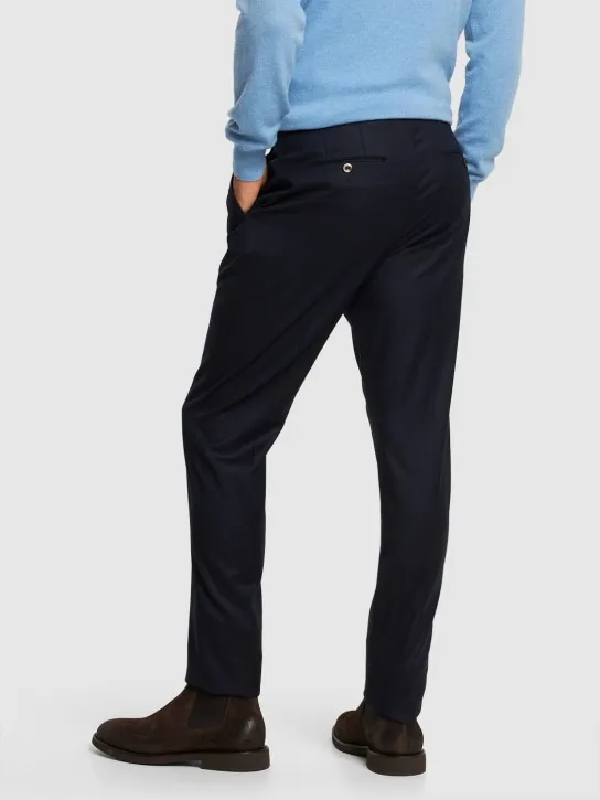 PT Torino   Pleated flannel straight pants 