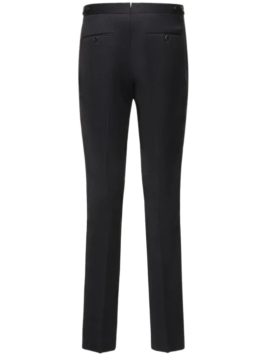 PT Torino   Pleated flannel straight pants 