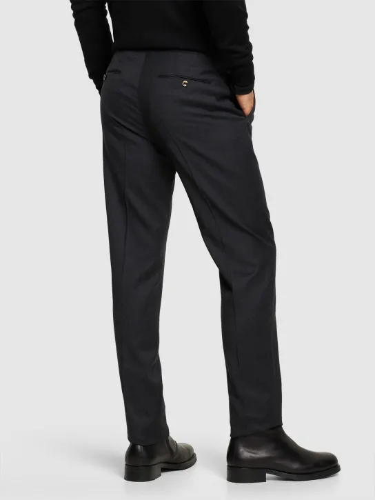 PT Torino   Pleated flannel straight pants 