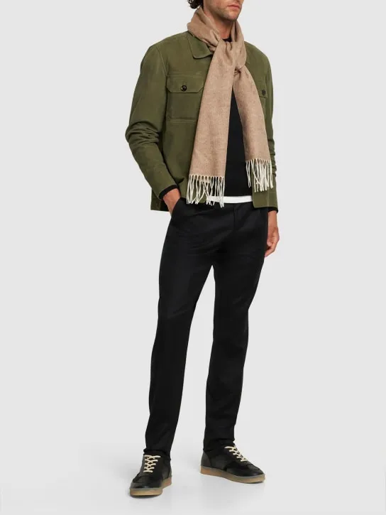 PT Torino   Pleated flannel straight pants 