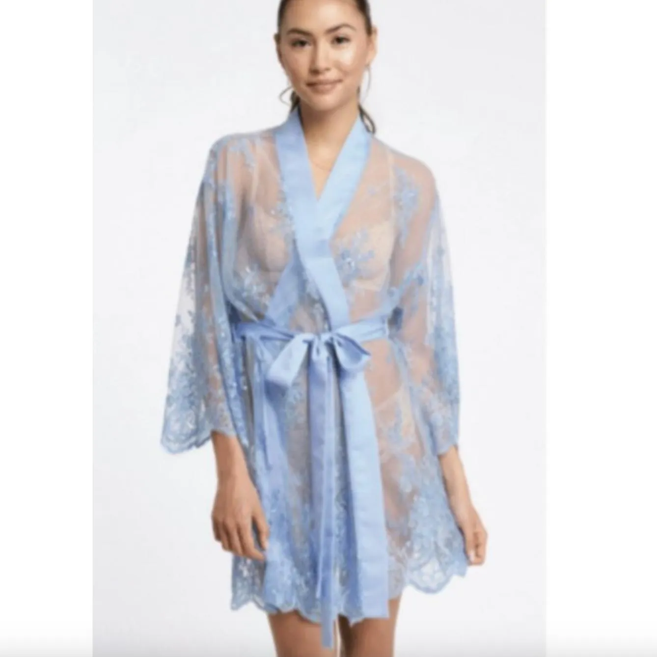 Rya Collection Darling Short Cover Up in Cornflower Blue 197