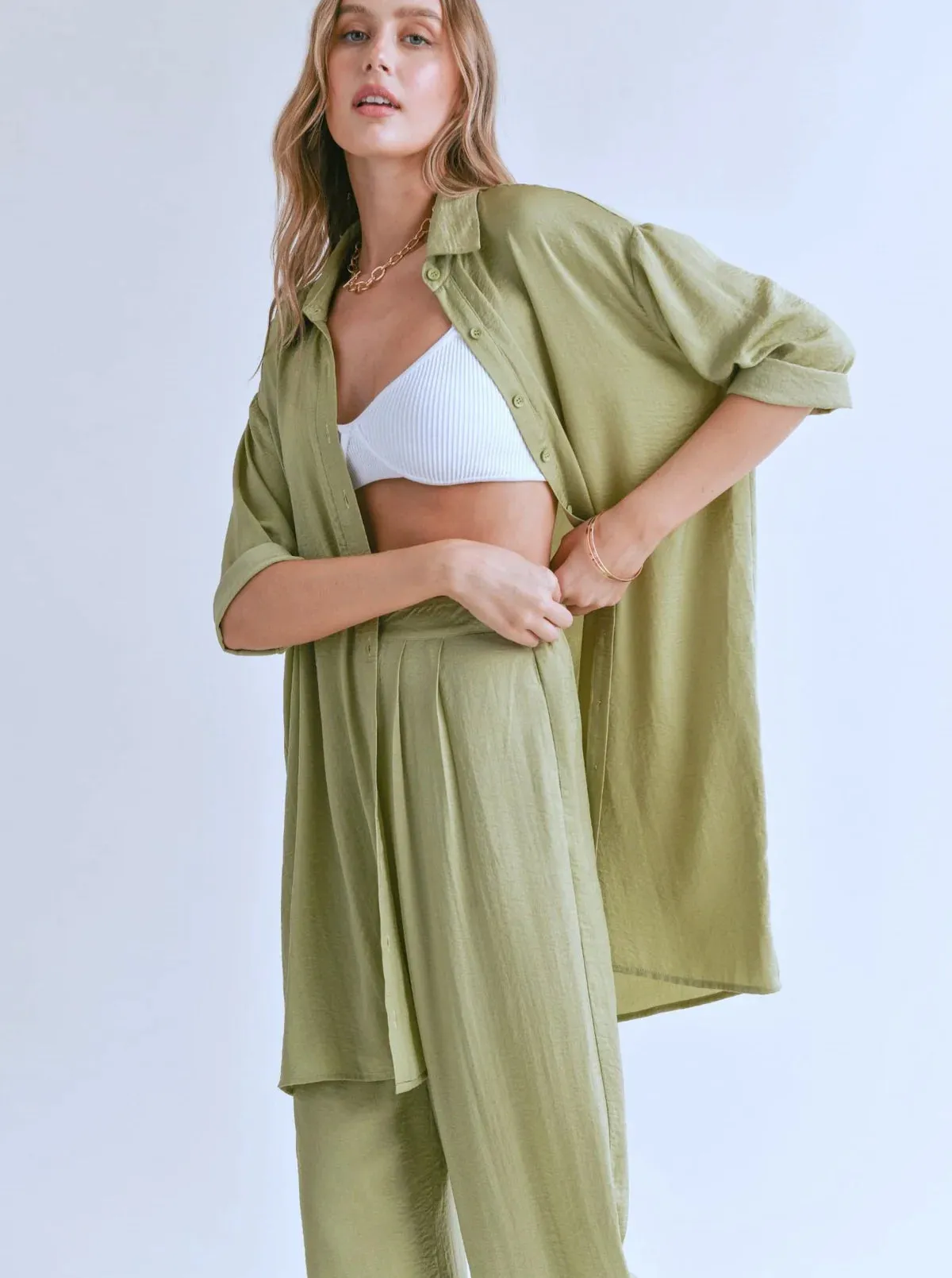Sadie & Sage- Juicy Oversized Layering Shirt