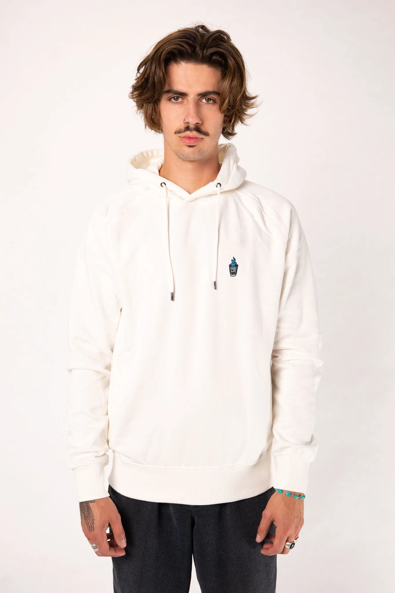 Sambuca | Bestickter Bio-Baumwoll Männer Hoodie